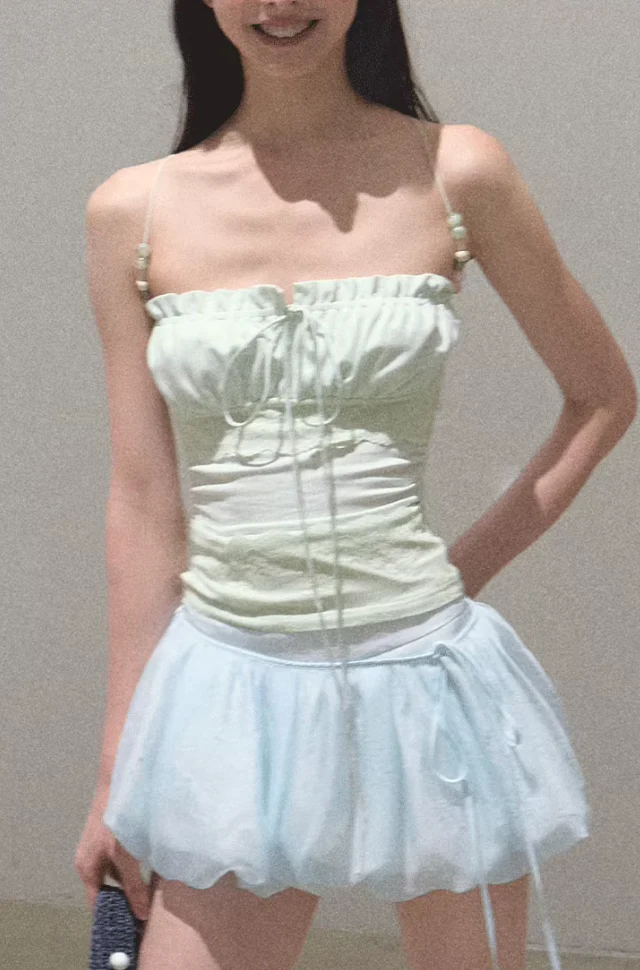 Double-Layer Flower Skort - Image 13