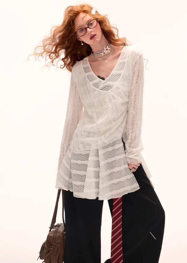 Double Layer Mesh Tee