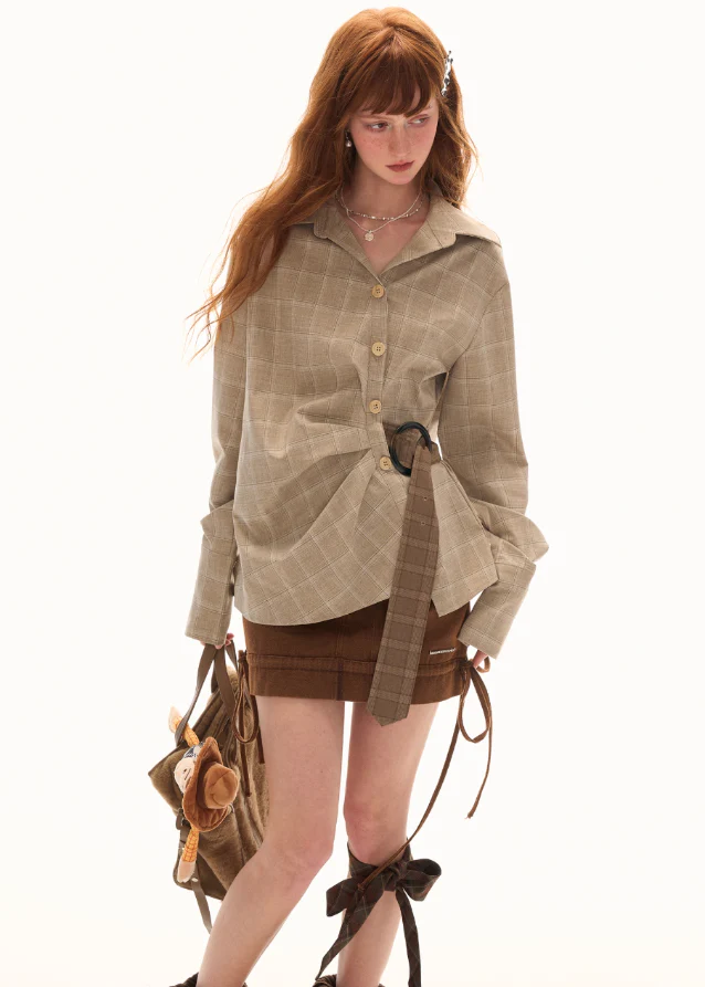 Double-Waist Denim Mini - Image 5
