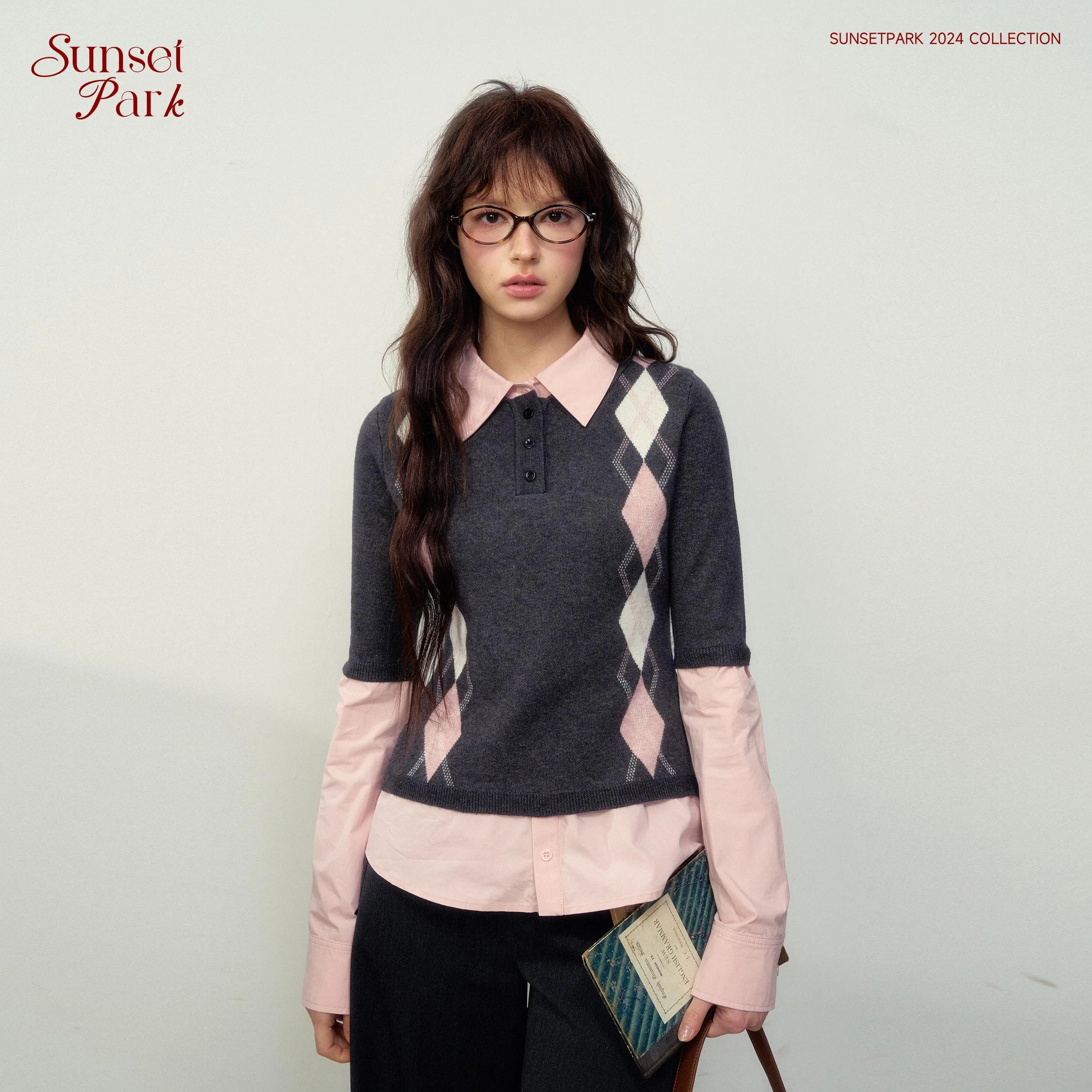 Early Spring Campus Lovers Knitted Sweater Bottoming Shirt - Image 4