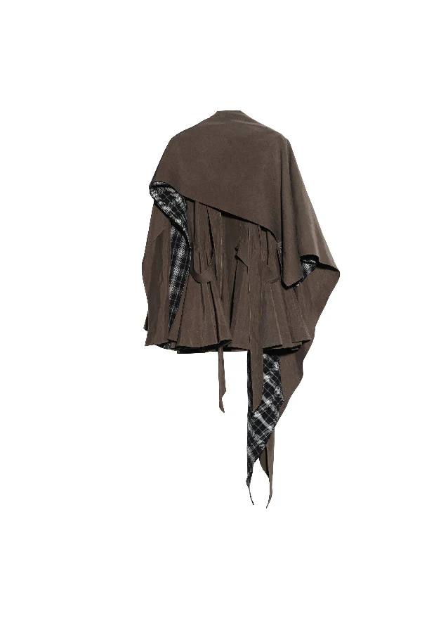 Earth Drift Detachable Cape Dress - Image 10