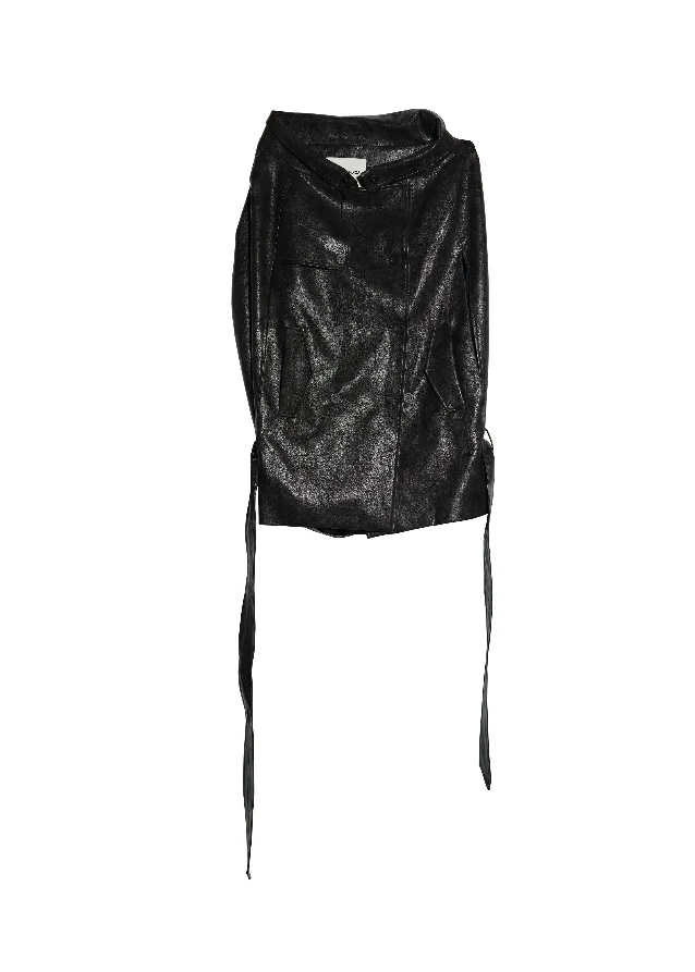 Ebony Flow Cape Jacket - Image 8