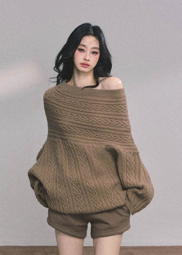 Écharpe Oslo Off-Shoulder Knit