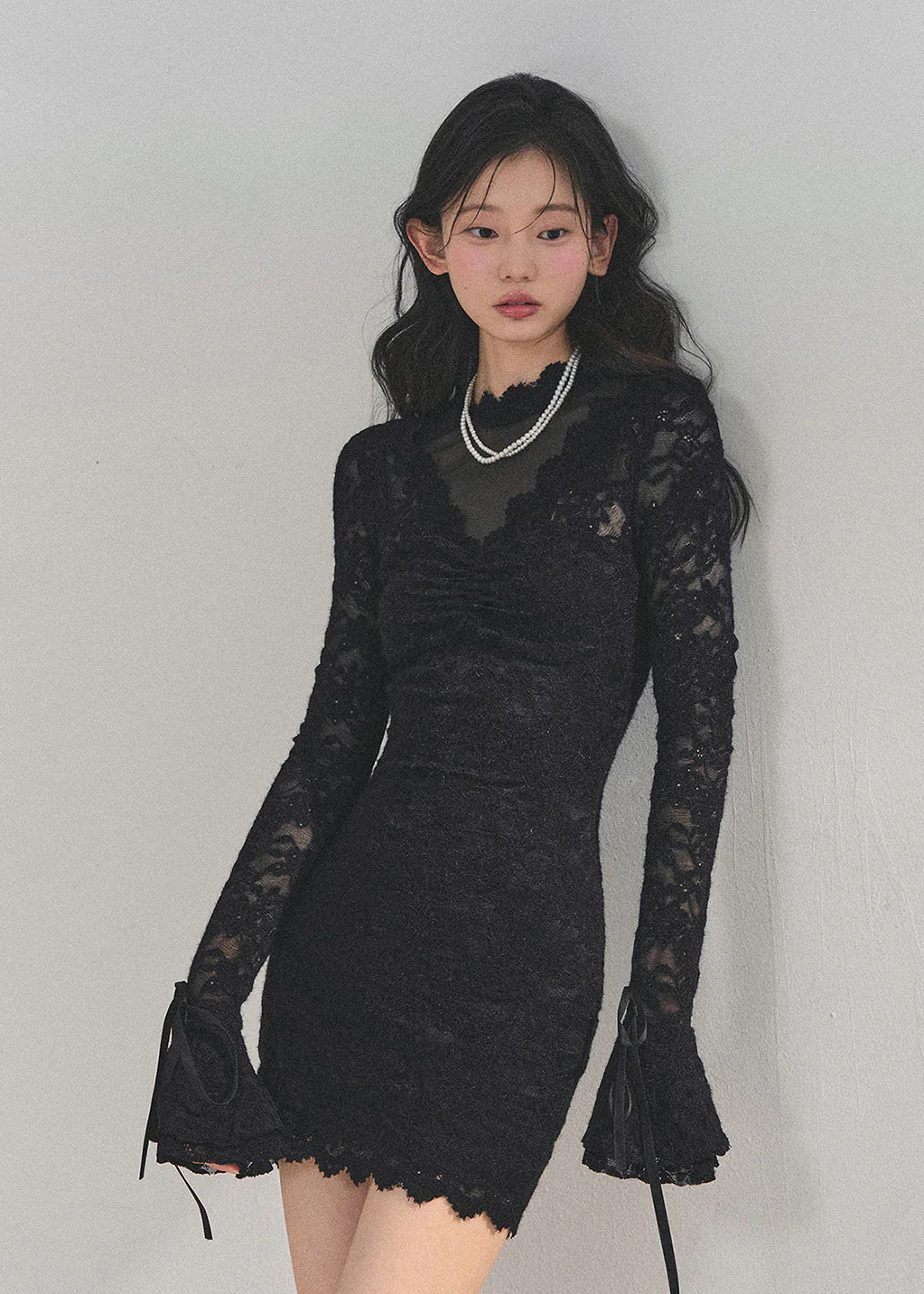 Elegant French-inspired lace design