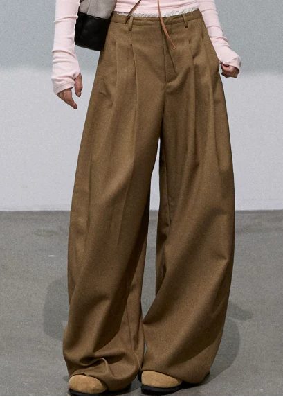 Embroidered Lace Wide-Leg Pants - Image 4