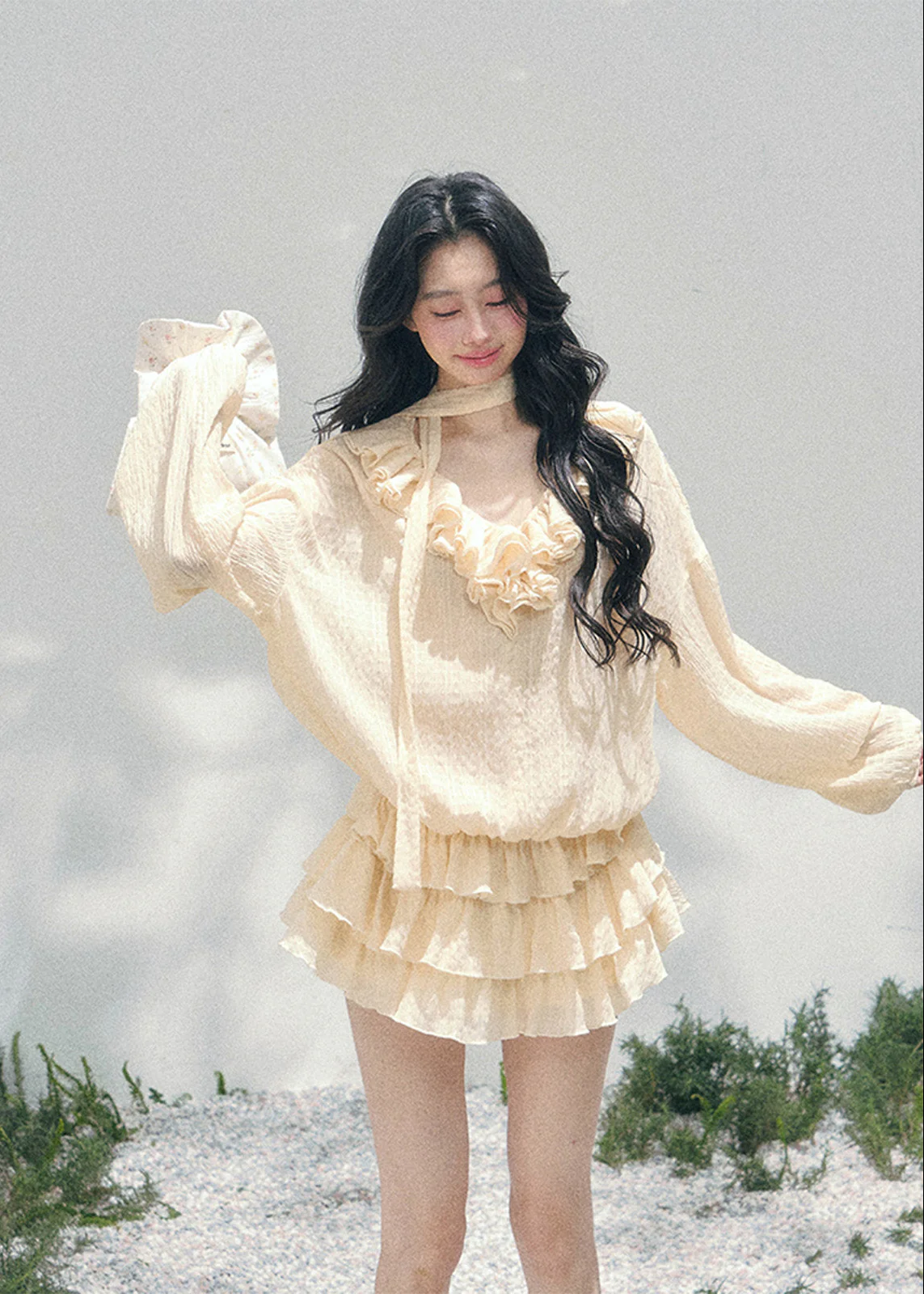 Evening Breeze Cake Mini Dress - Image 8