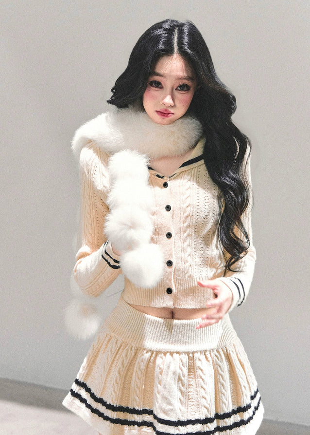 Evening Breeze Preppy Knit Set - Image 5