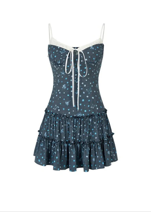 Fake Two-Piece Checkered Patchwork Dress - Image 12