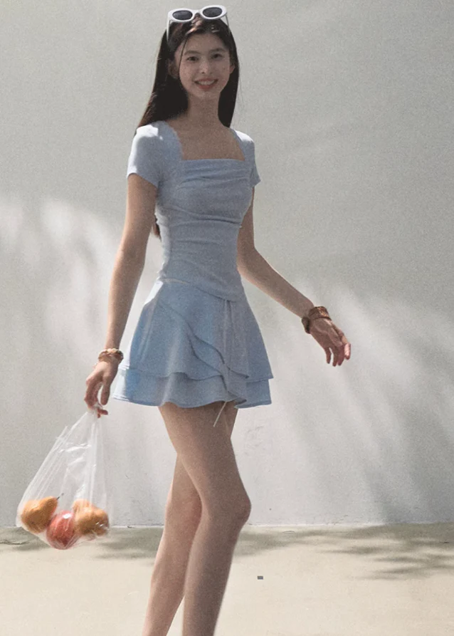 Knitted Two-Piece Casual Skirt Set - Image 10
