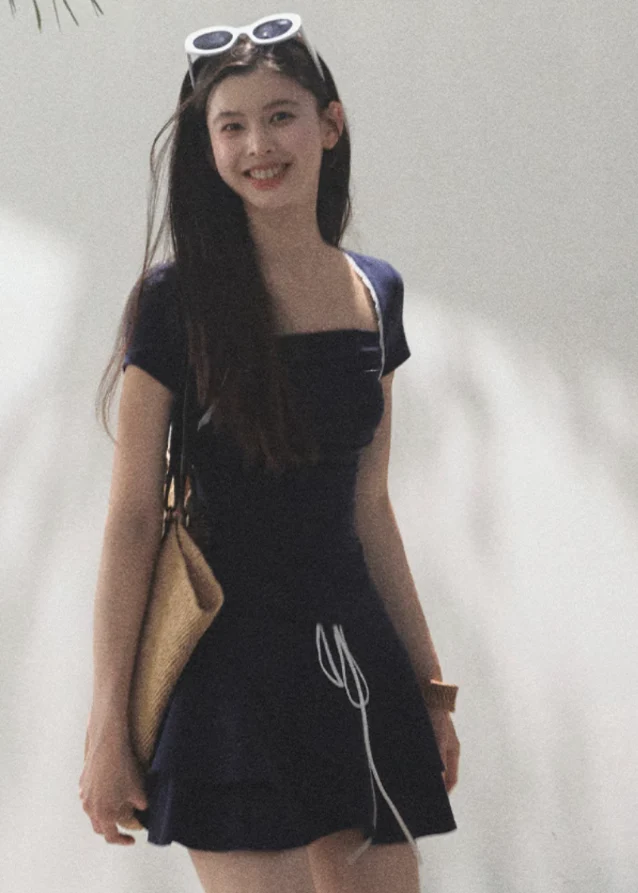Knitted Two-Piece Casual Skirt Set - Image 3