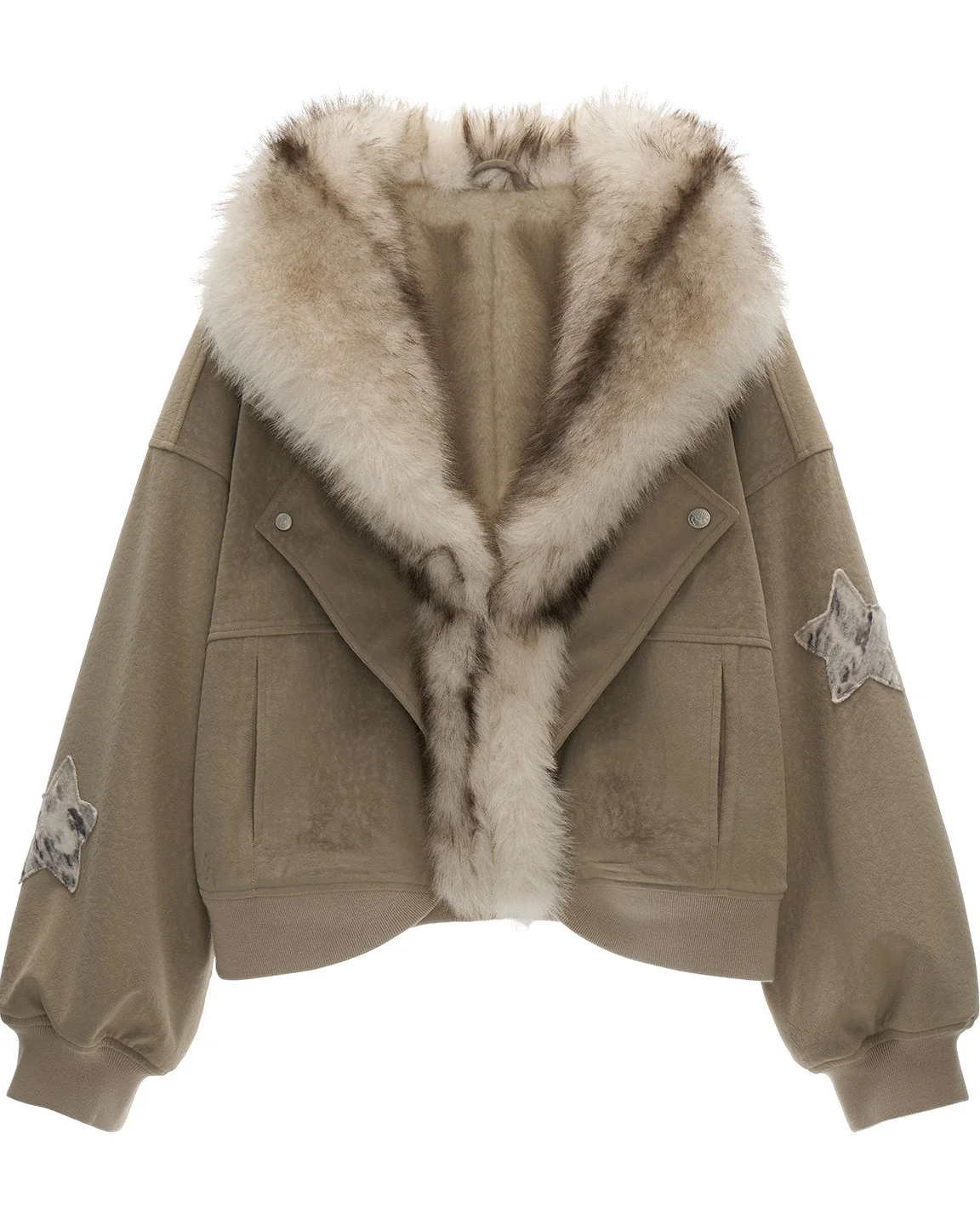 Faux Layer Nubuck Fleece Jacket - Image 10