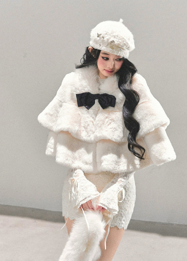 First Snow French Cape Coat - Image 6