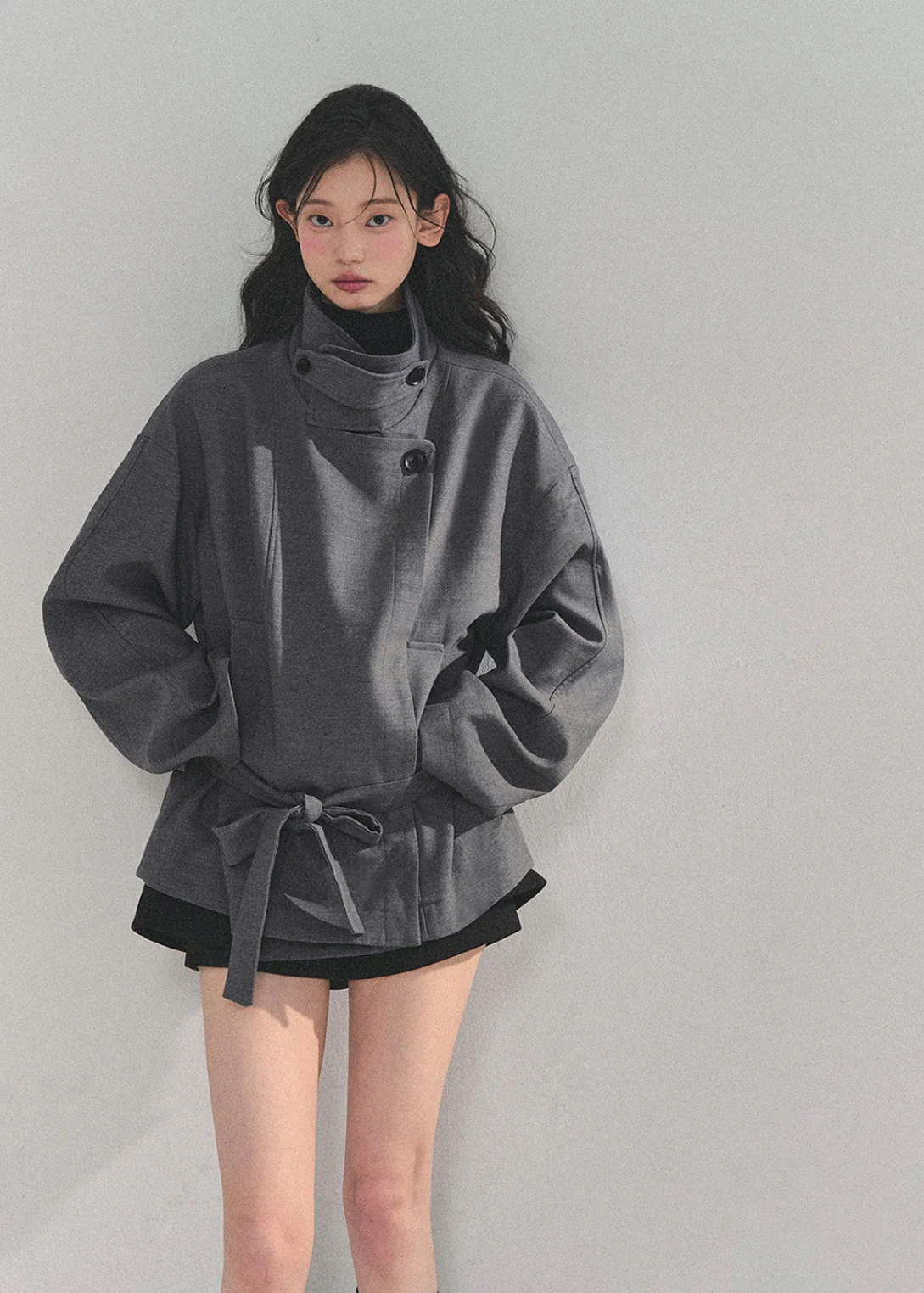 First Snow Trench Knit Coat - Image 6