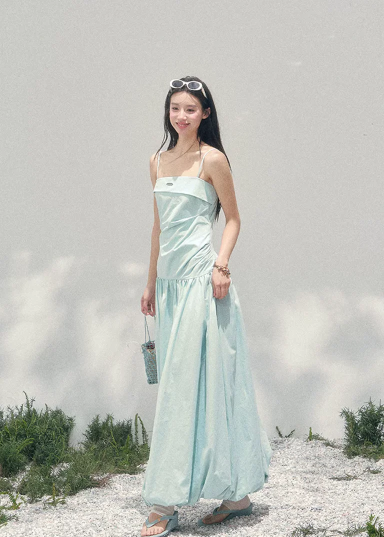 Floraison Seaside Slip Dress - Image 11