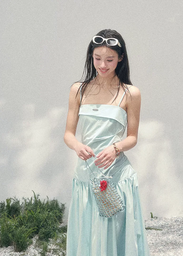 Floraison Seaside Slip Dress - Image 15