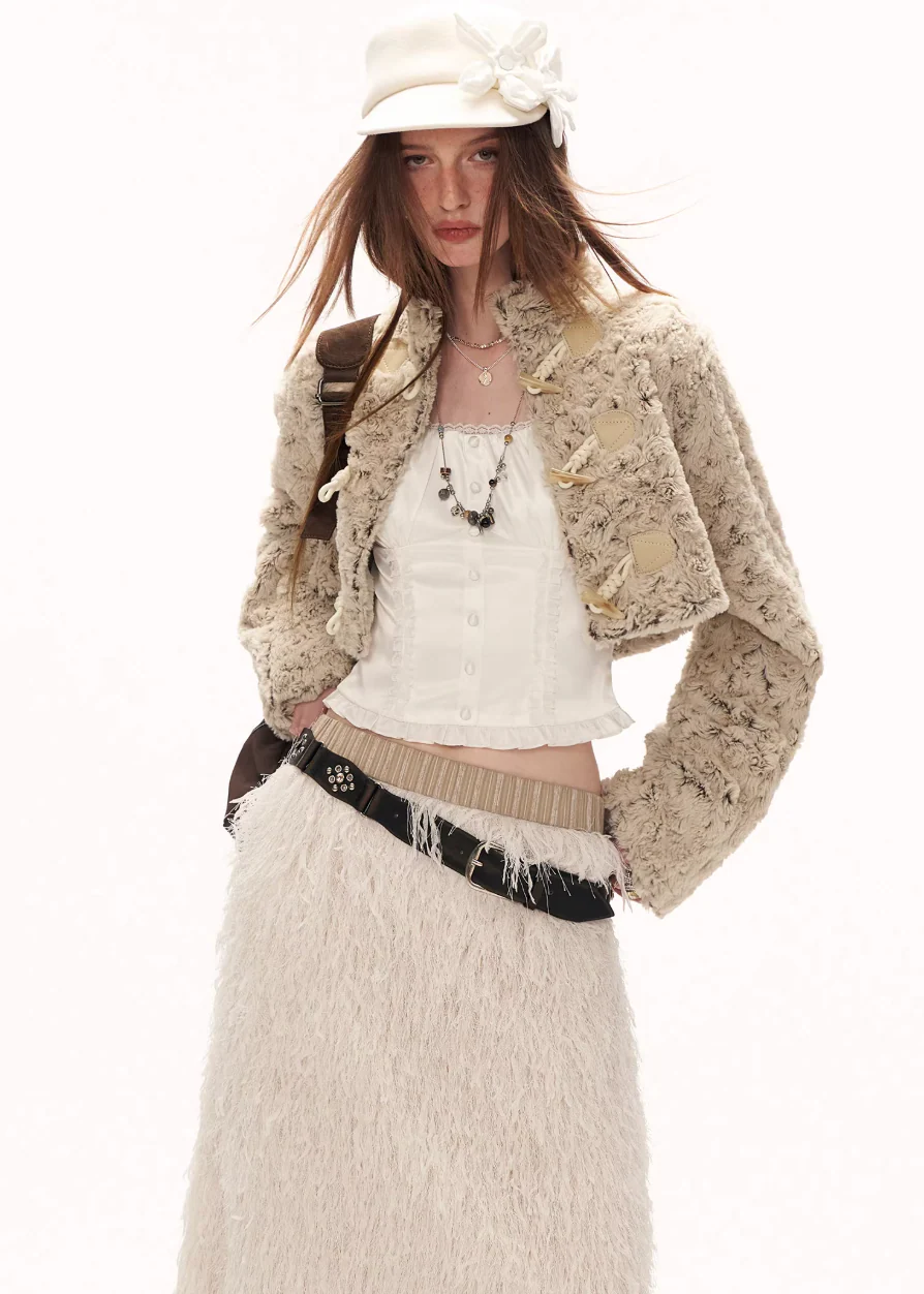 Floral Micro Collar Jacket - Image 4
