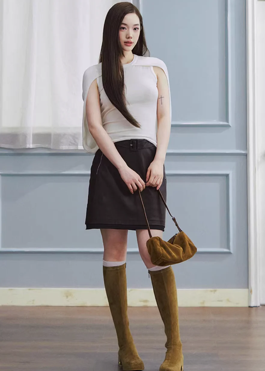 Flow Cape Lyocell Knit Top - Image 9