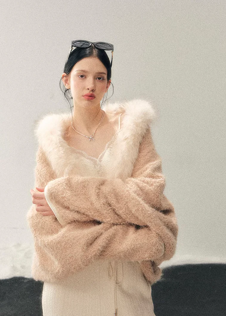 Fluffy Sigh Plush Coat - Image 11