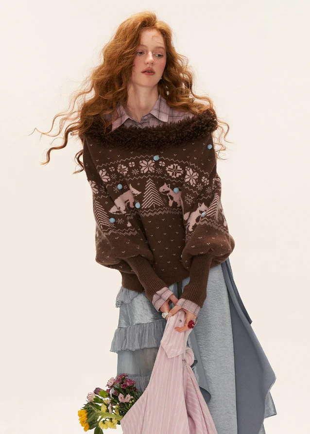 Fox Fair Isle Knit