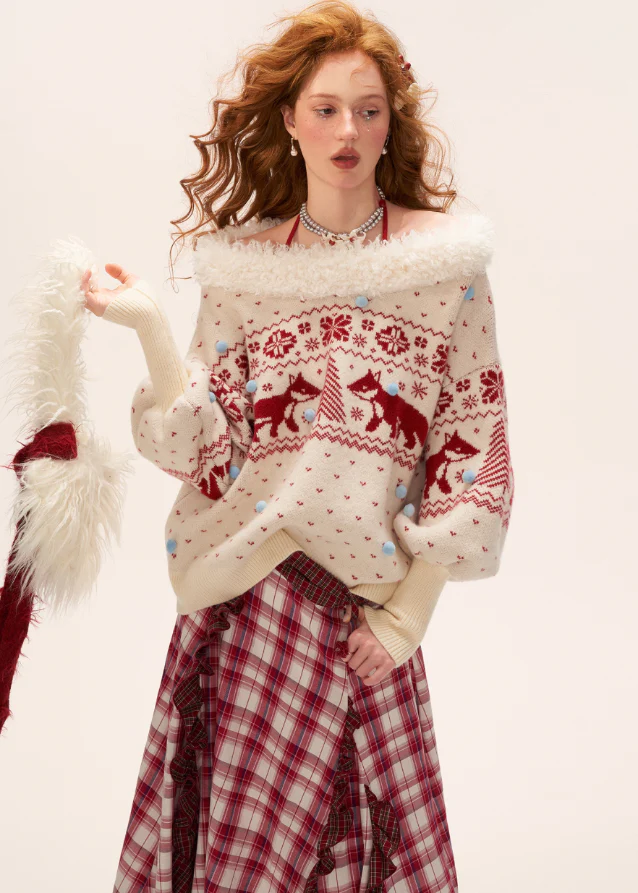 Fox Fair Isle Knit - Image 3