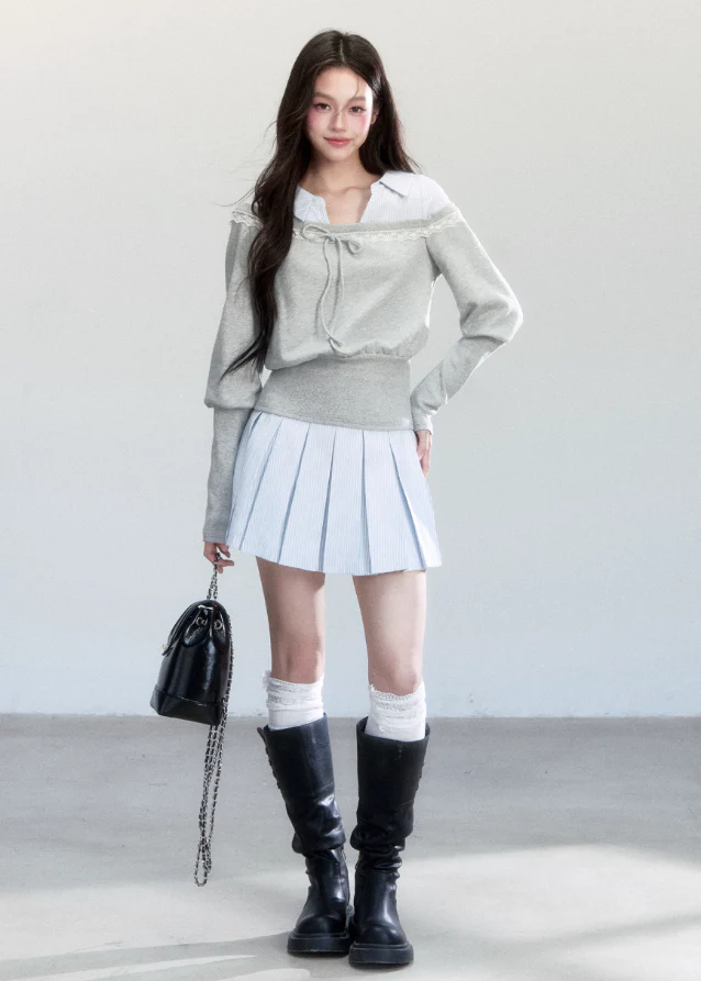 Moon Scholar Sweatshirt Ensemble - Image 7