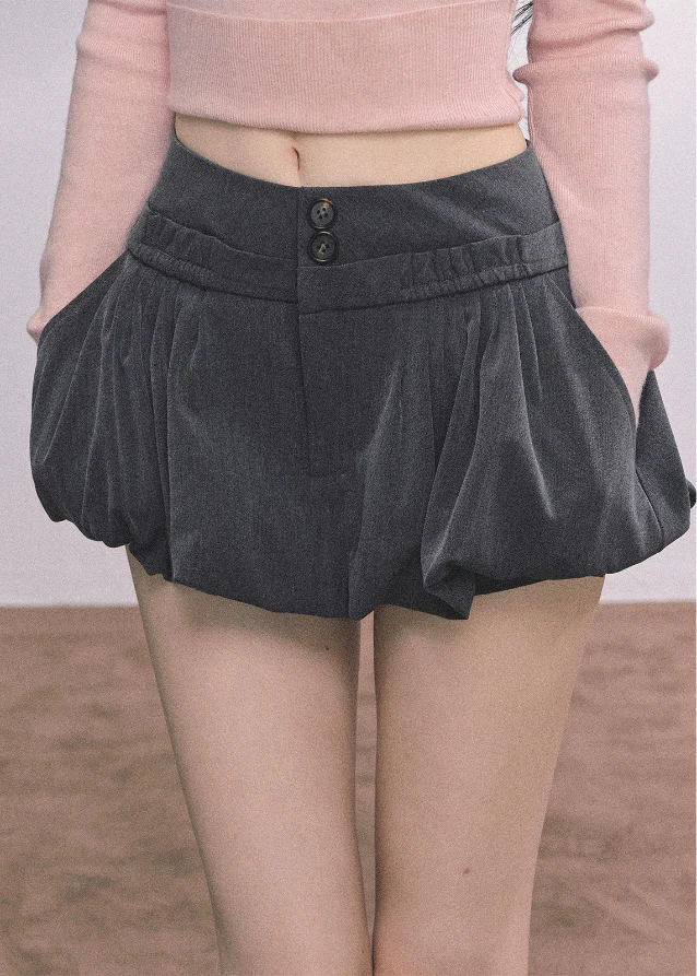 French Bloom High-Waist Bud Mini Skirt - Image 3