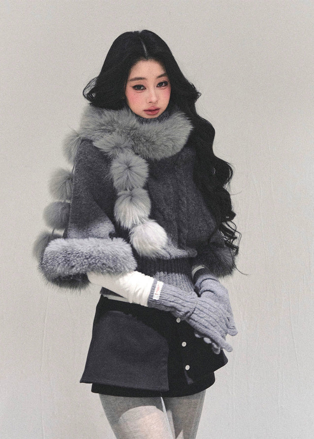 French Mademoiselle Fur Scarf - Image 7