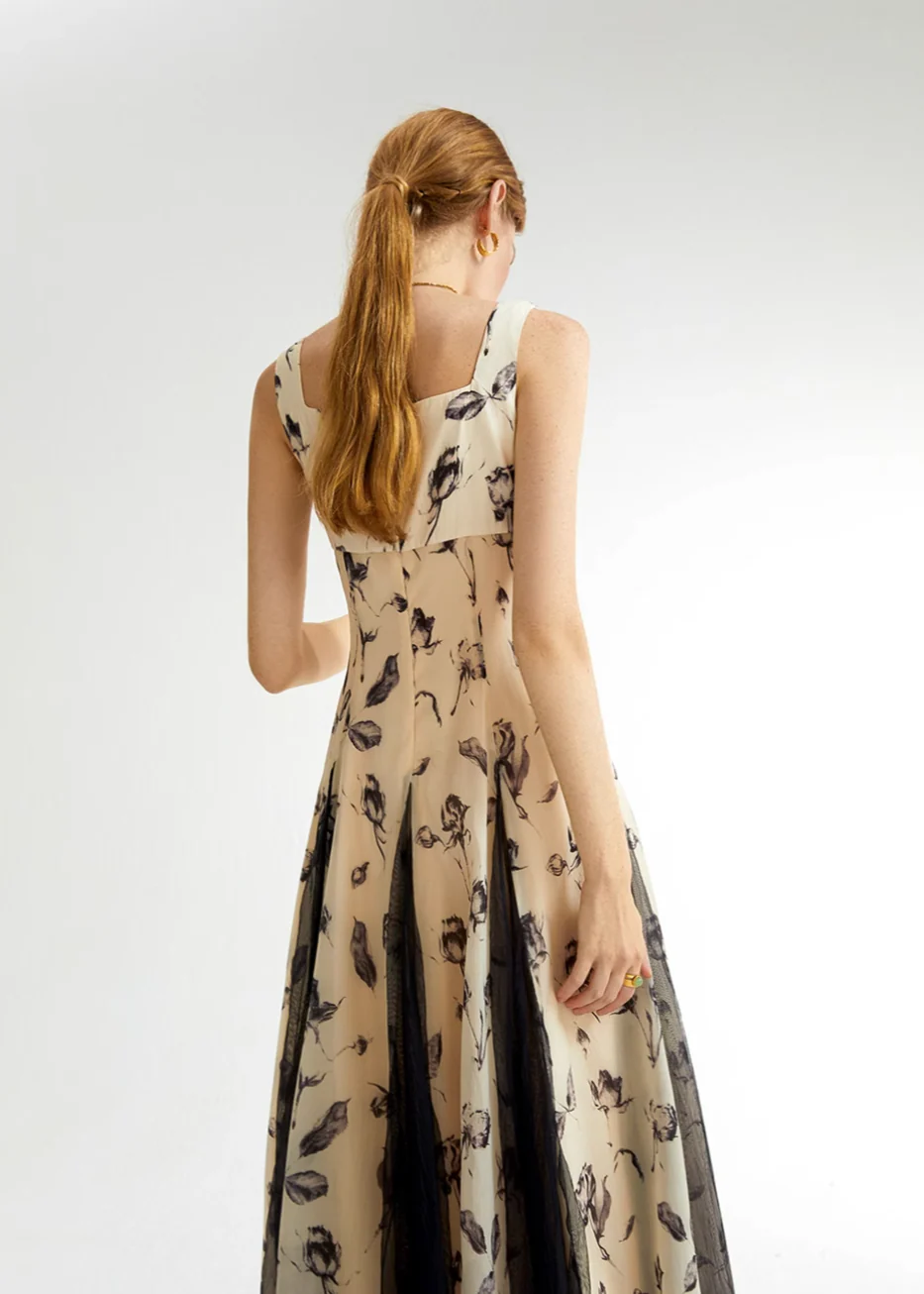 Suspender Long Tea Dress - Image 3