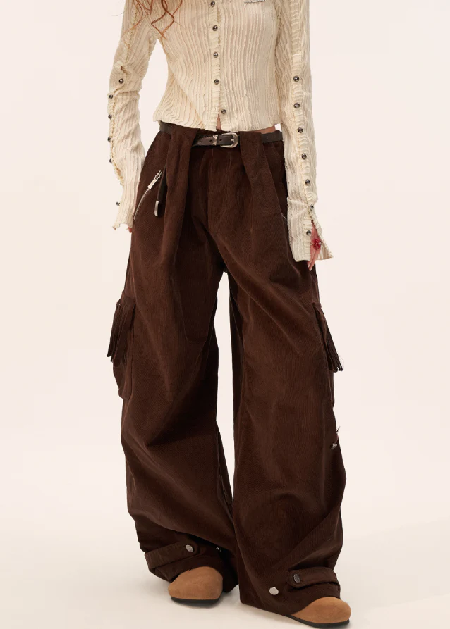 Fringed Cord Pants - Image 12