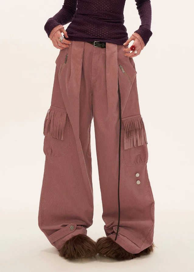Fringed Cord Pants - Image 5