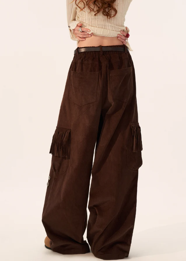 Fringed Cord Pants - Image 6