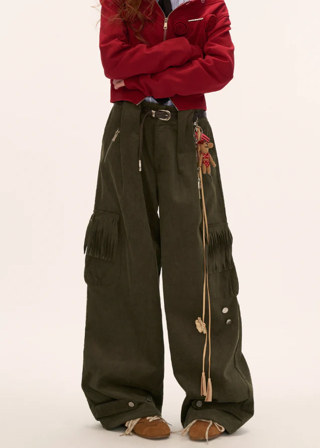 Fringed Cord Pants - Image 7