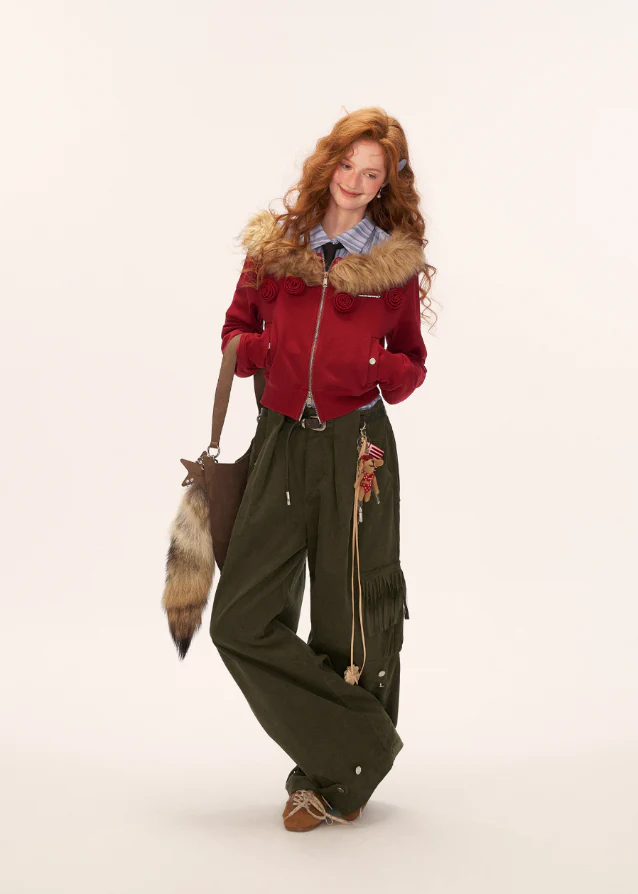 Fringed Cord Pants - Image 9