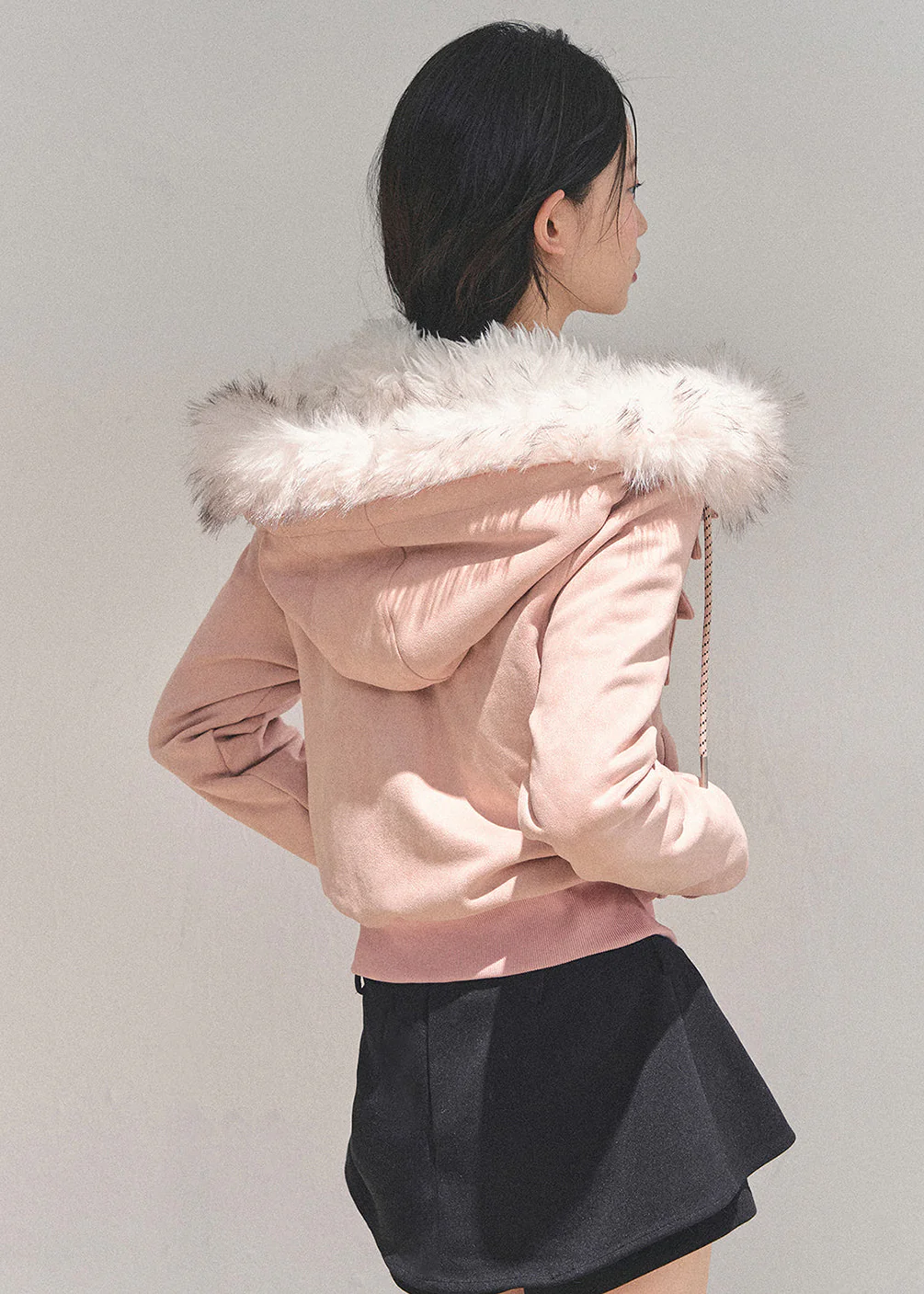 Frost Petal Faux-Fur Hooded Jacket - Image 5