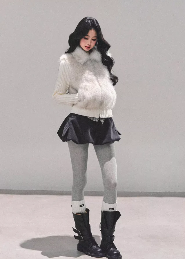 Frost Whisper Faux-Fur Pullover - Image 8