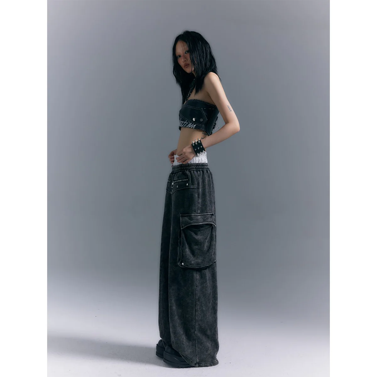 Double waist sweatpants - Image 3