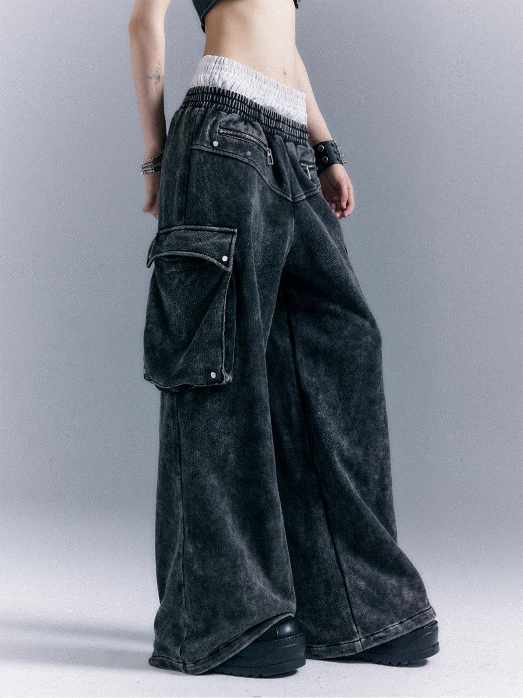 Double waist sweatpants - Image 5