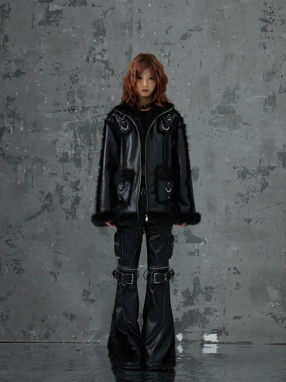 Heavyweight metal fur coat - Image 11