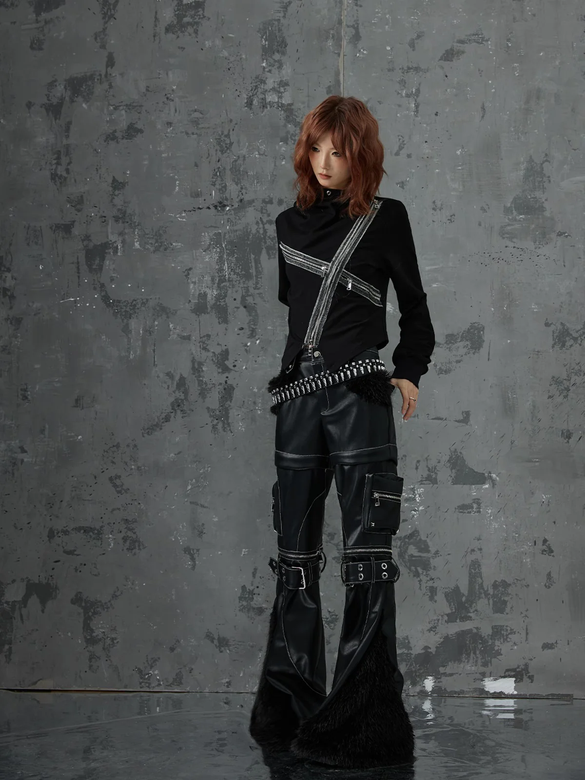 Hooded Bottoming Shirt Top - Image 6