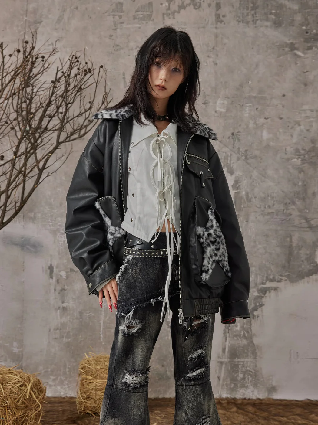 Leopard Star Jacket Coat - Image 10