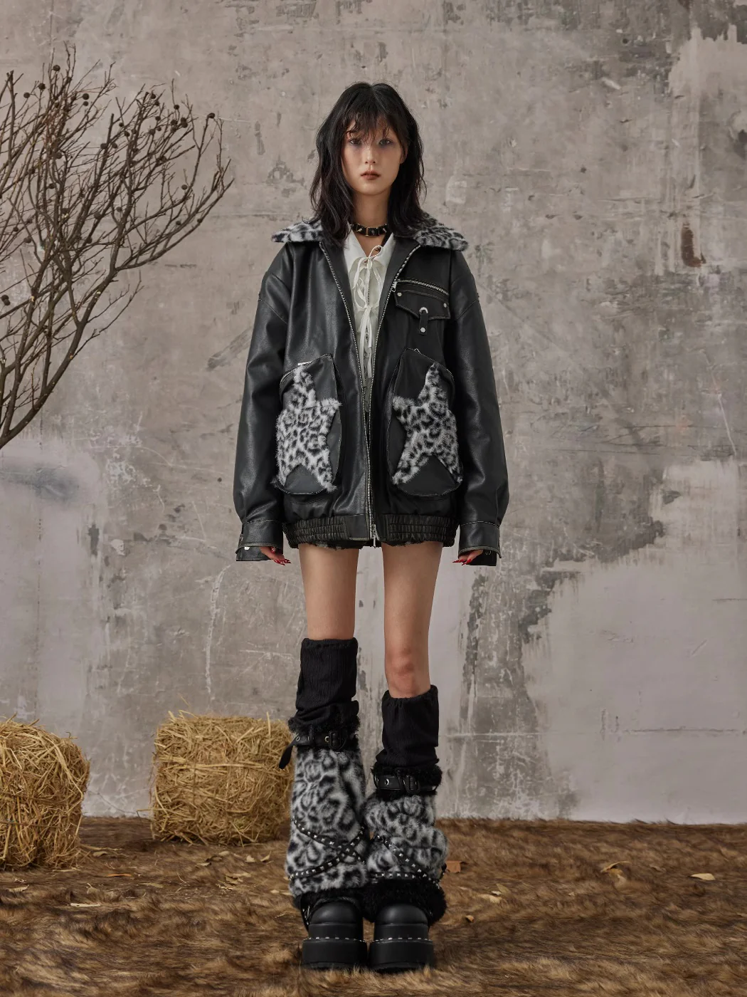 Leopard Star Jacket Coat - Image 11
