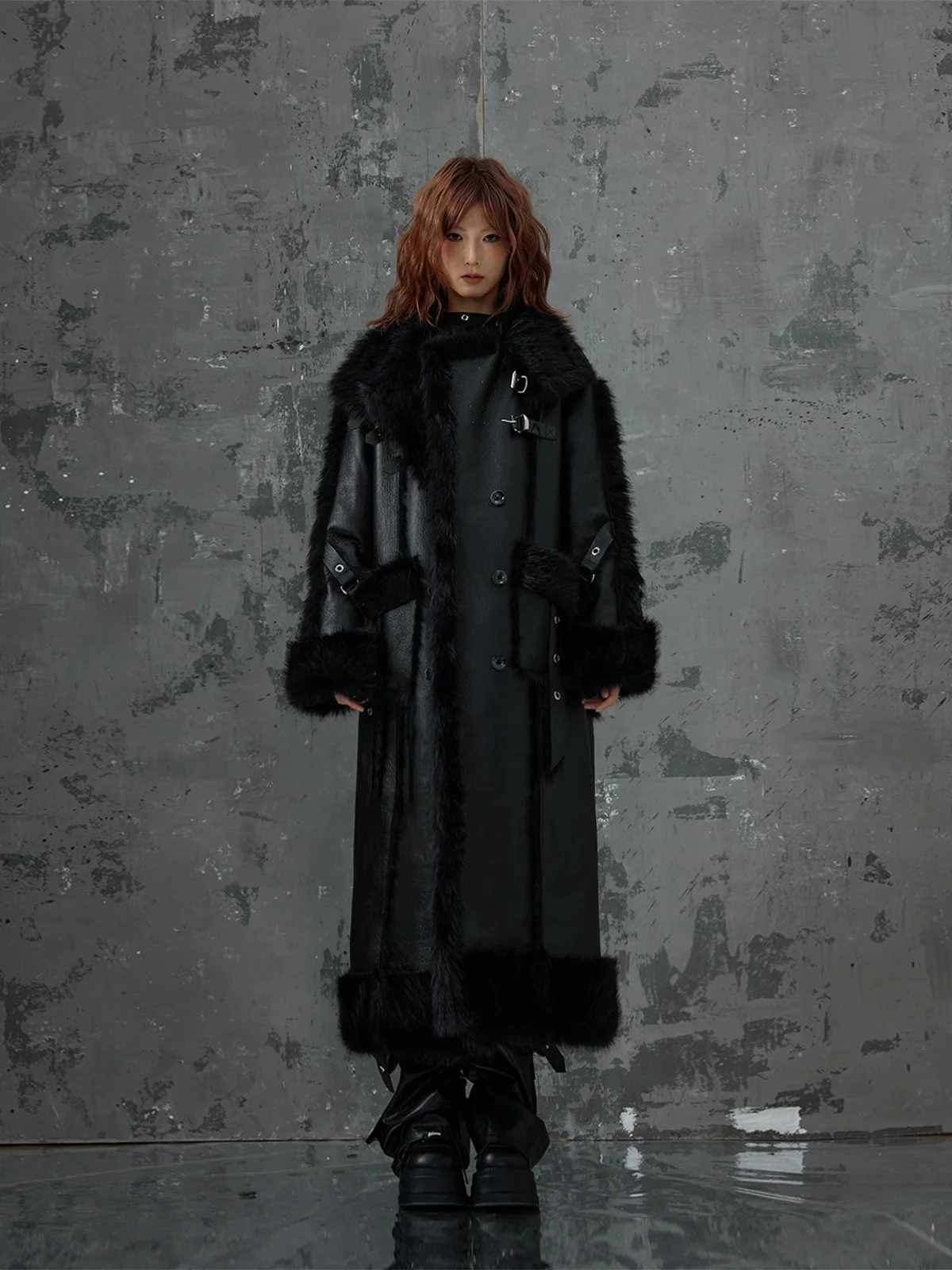 Long Thickened Coat - Image 10