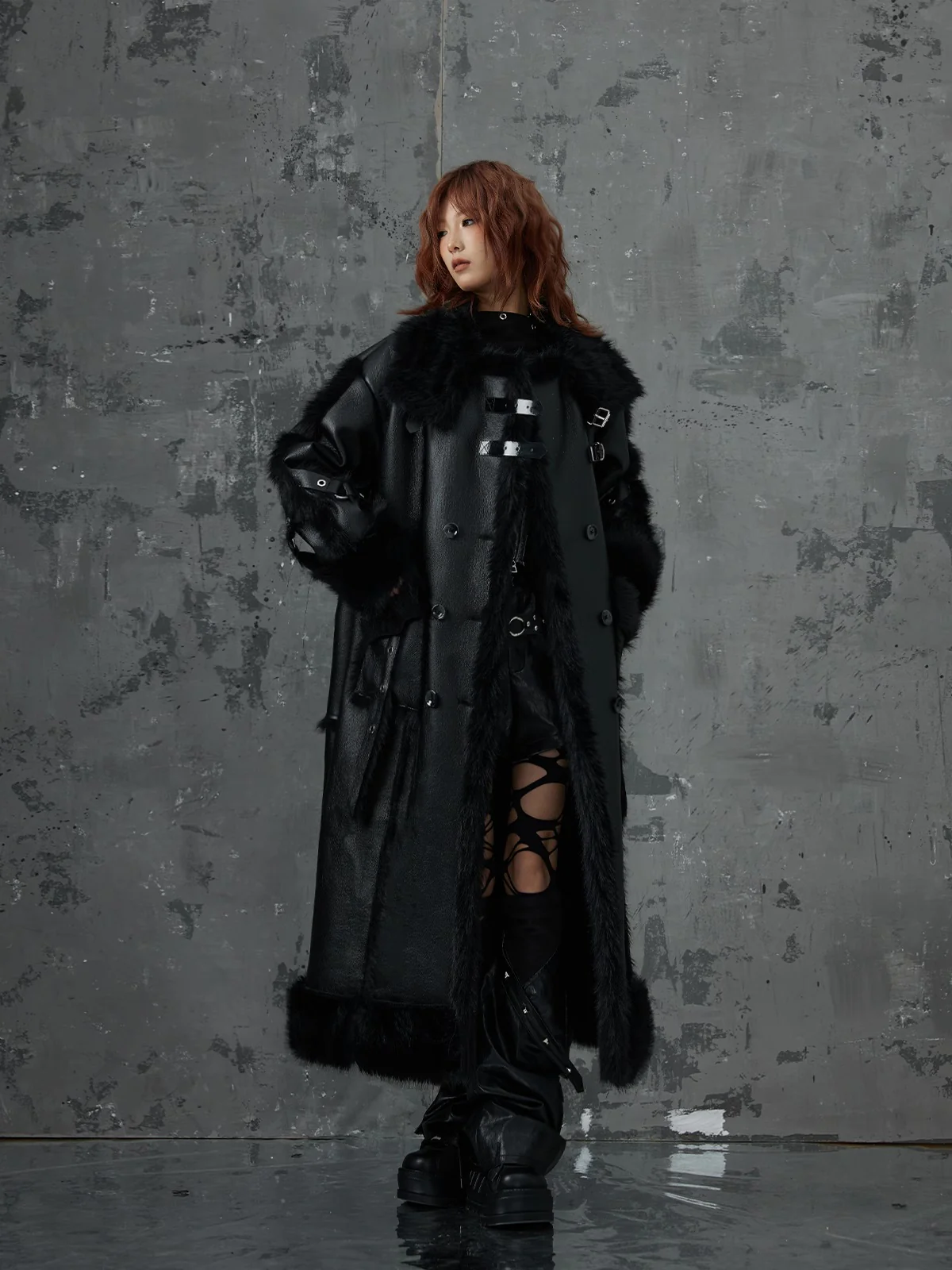 Long Thickened Coat - Image 6