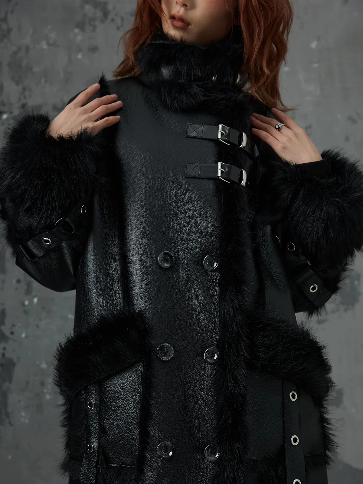 Long Thickened Coat - Image 7