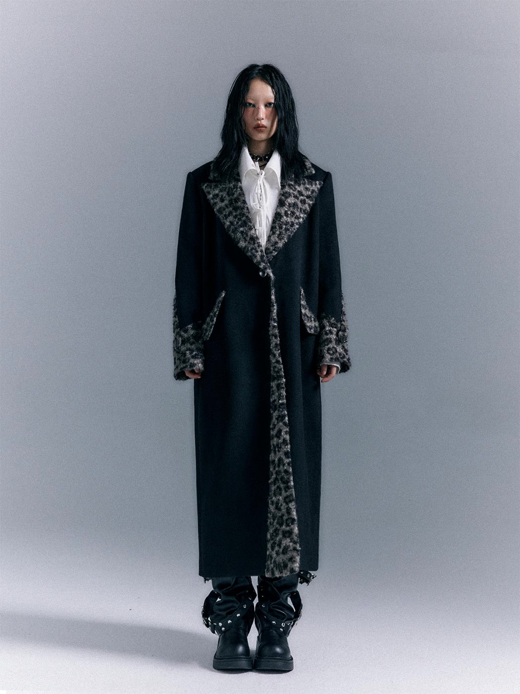 Shoulder pad coat jacket - Image 10