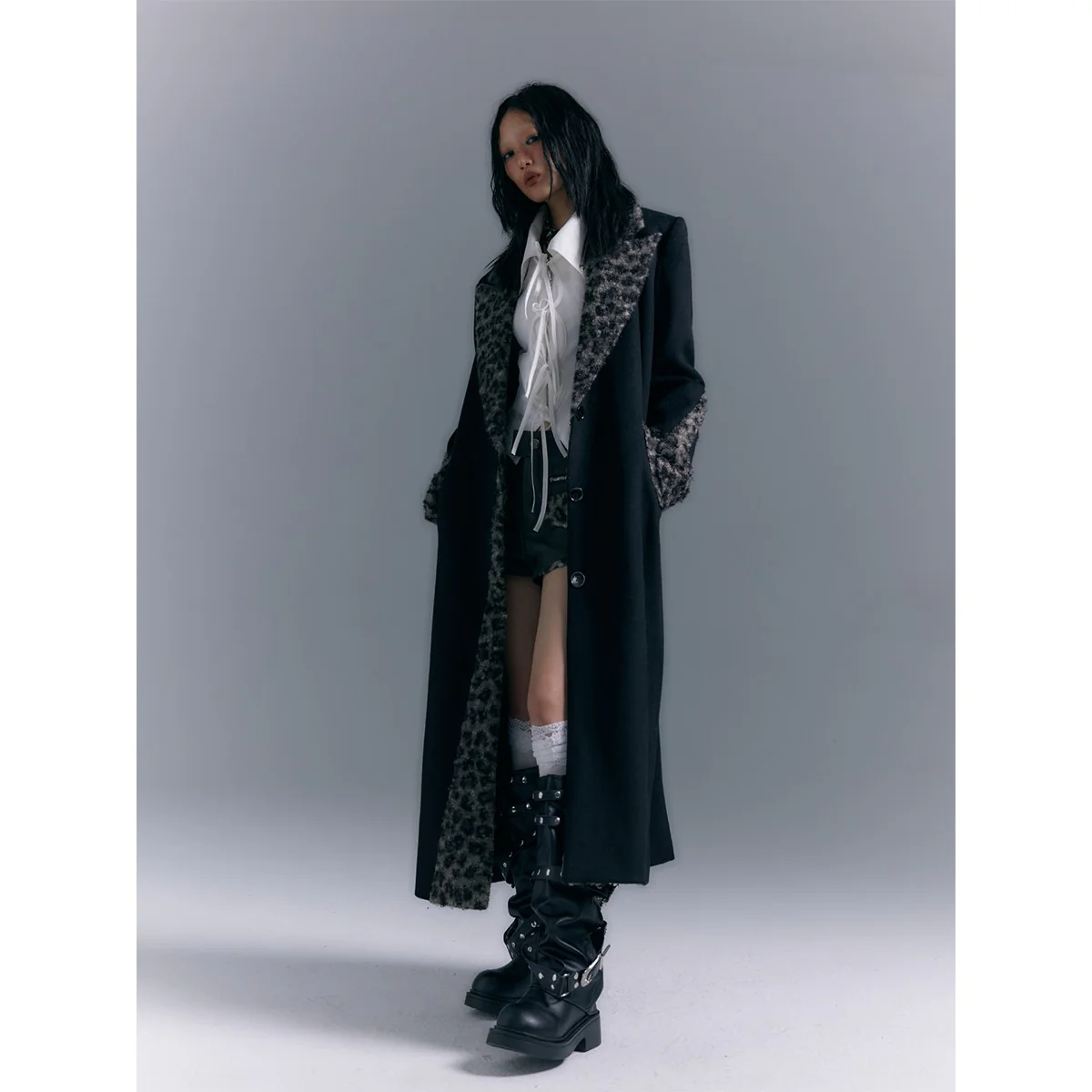 Shoulder pad coat jacket - Image 3