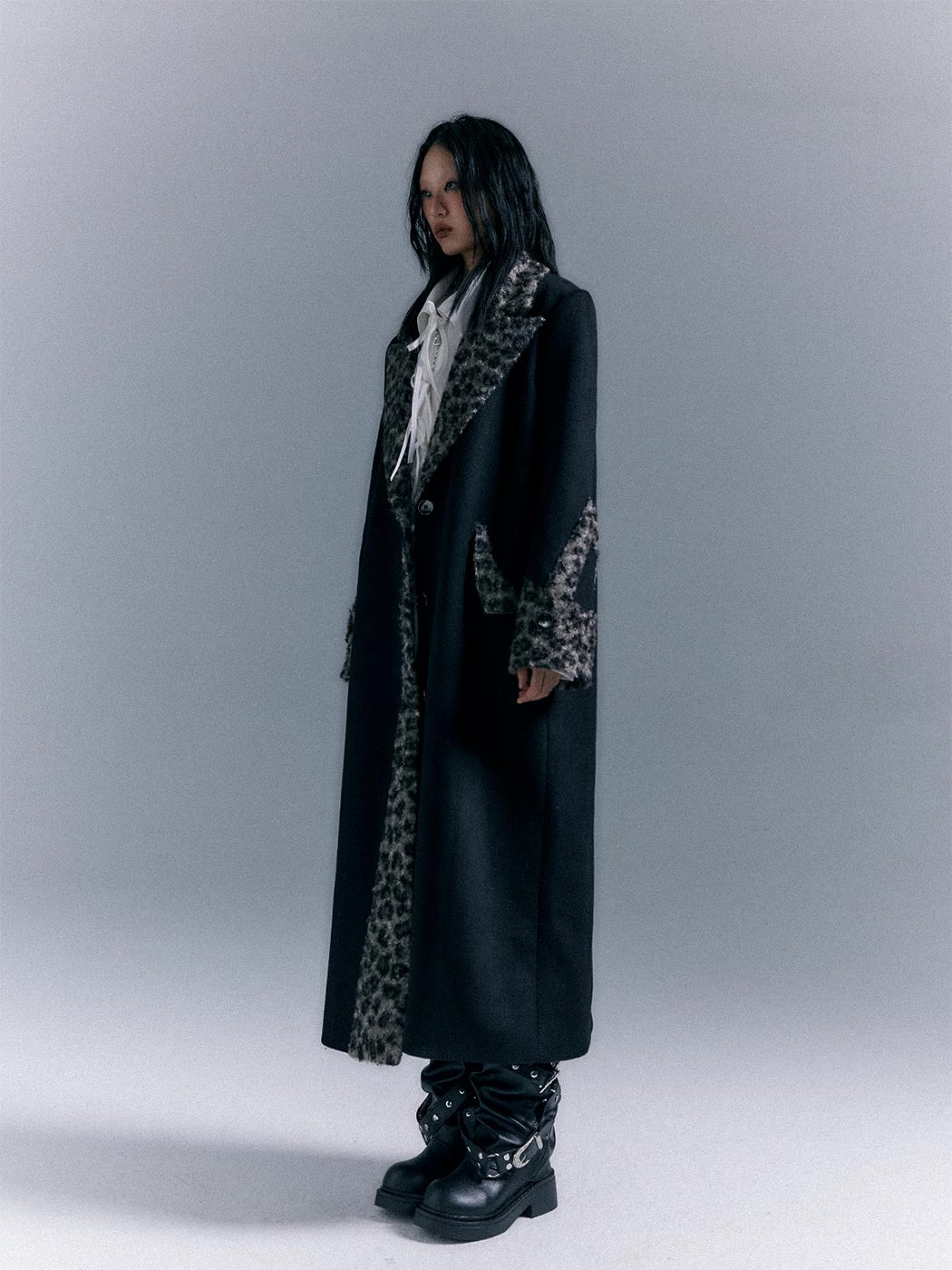 Shoulder pad coat jacket - Image 8