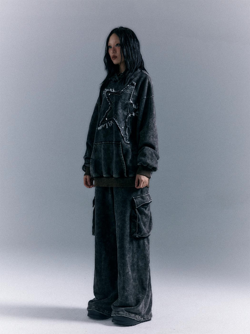 Star Hooded Sweater Loose Hoodie - Image 10