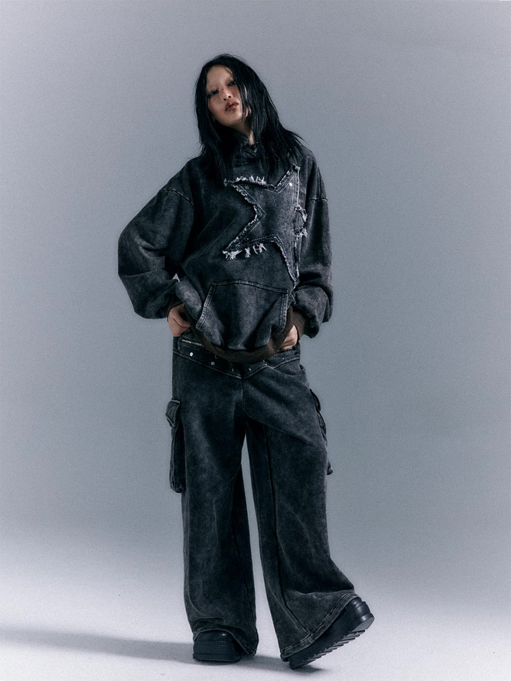 Star Hooded Sweater Loose Hoodie - Image 12