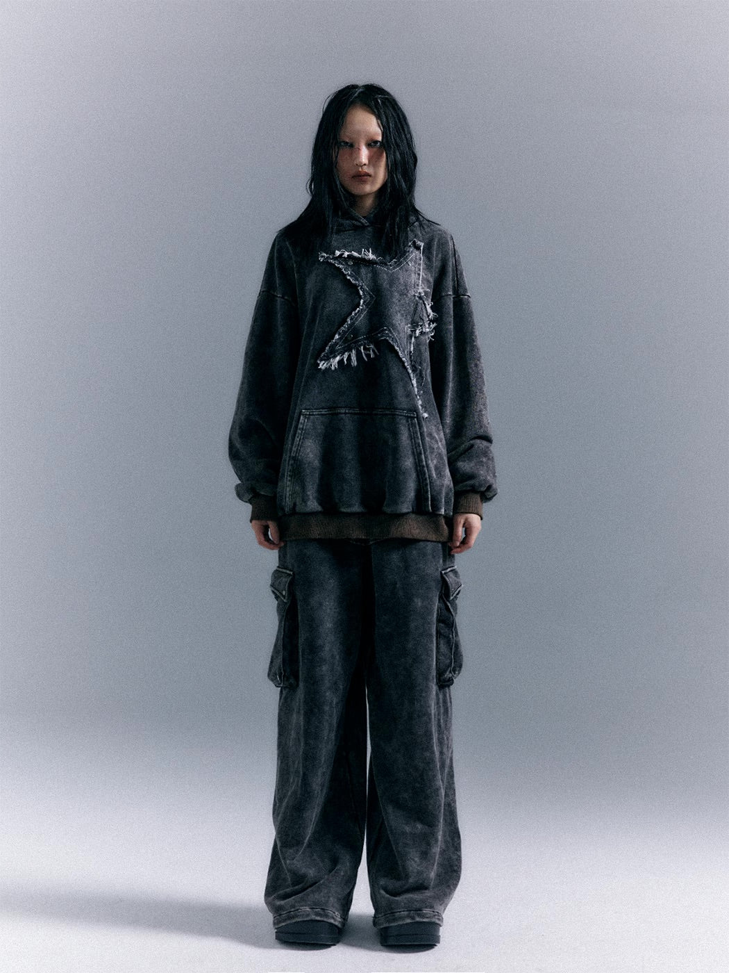 Star Hooded Sweater Loose Hoodie - Image 13